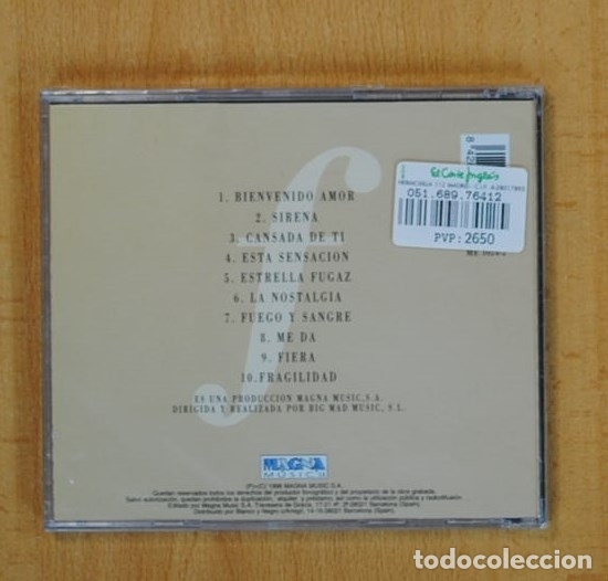 CDs de m&uacute;sica: ISABEL MONTERO - FRAGILIDAD - CD - Foto 2