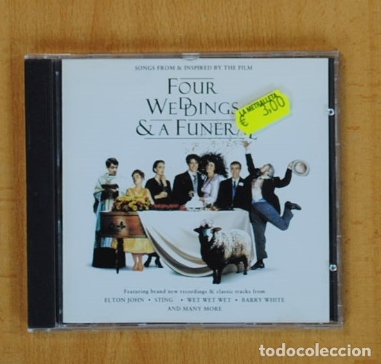 CDs de m&uacute;sica: VARIOS - FOUR WEDDINGS & A FUNERAL - BSO - CD - Foto 1