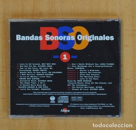 CDs de m&uacute;sica: VARIOS - FOUR WEDDINGS & A FUNERAL - BSO - CD - Foto 2
