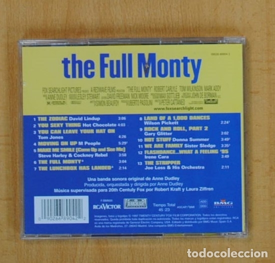 CDs de m&uacute;sica: VARIOS - THE FULL MONTY - BSO - CD - Foto 2