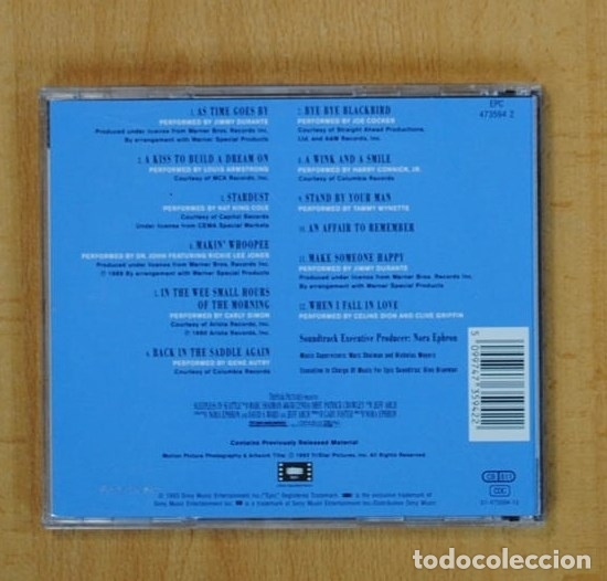 CDs de m&uacute;sica: VARIOS - SLEEPLESS IN SEATTLE - BSO - CD - Foto 2