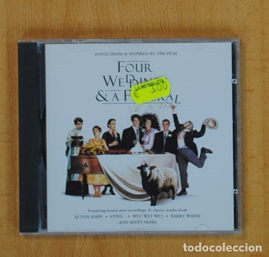 CDs de m&uacute;sica: VARIOS - FOUR WEDDINGS & A FUNERAL - BSO - CD - Foto 1