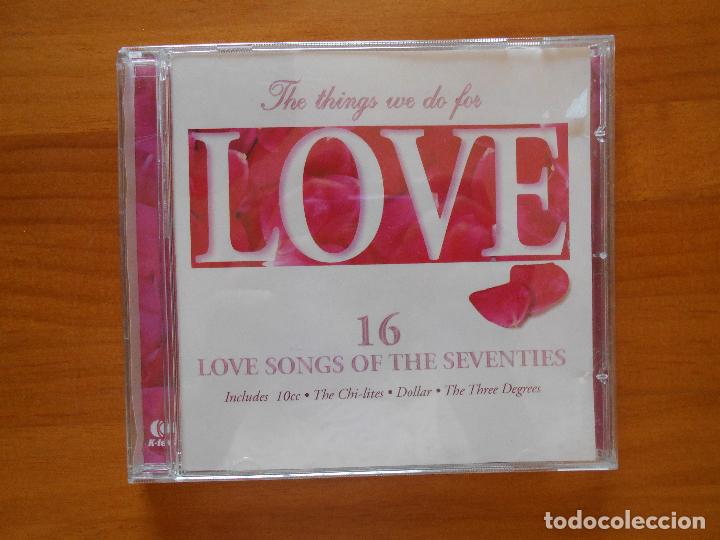 CDs de m&uacute;sica: CD THE THINGS WE DO FOR LOVE (BB) - Foto 1