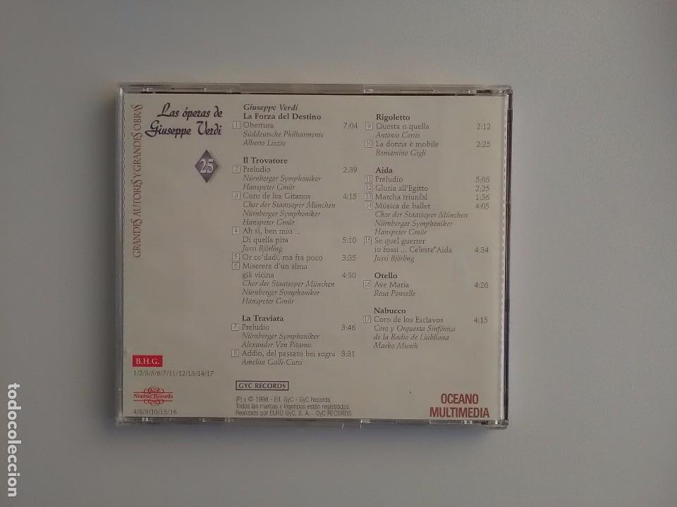 CDs de m&uacute;sica: CD LAS OPERAS DE GIUSEPPE VERDI - Foto 2