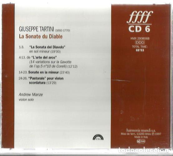 CDs de m&uacute;sica: CD TARTINI : THE DEVILS SONATA ( LA SONATE DU DIABLE ) - Foto 2