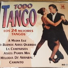 CDs de Música: TODO TANGO / LOS 24 MEJORES TANGOS / DOBLE CD - ARCADE / BUENA CALIDAD.. Lote 125381239
