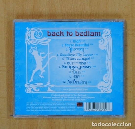 CDs de m&uacute;sica: JAMES BLUNT - BACK TO BEDLAM - CD - Foto 2