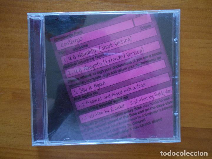 CDs de m&uacute;sica: CD CONTEMPO - U B NAUGHTY (EXTENDED VERSION) (CM) - Foto 1