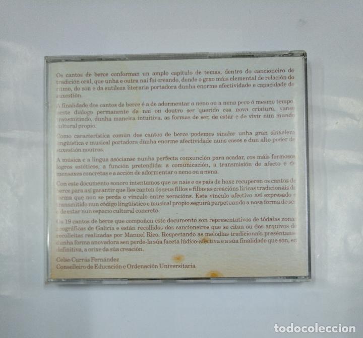 CDs de m&uacute;sica: CANTOS DE BERCE. XUNTA DE GALICIA. CD. TDKCD8 - Foto 3