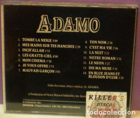 CDs de m&uacute;sica: Adamo - Inolvidables 1 - CD Divucsa 1991 - Foto 2