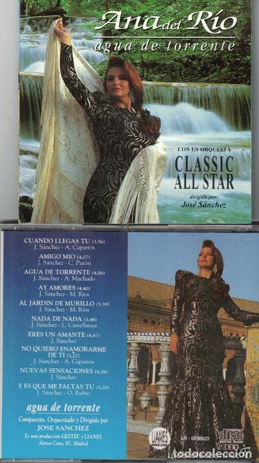 CD di Musica: flamenco, coplas, rumbas, sevillanas - ana del rio - agua de torrente