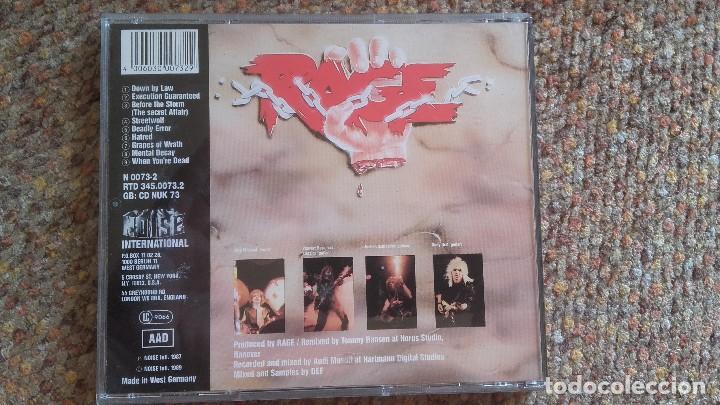 CDs de m&uacute;sica: rage , execution guaranteed , cd germany 1989 perfecto estado - Foto 2