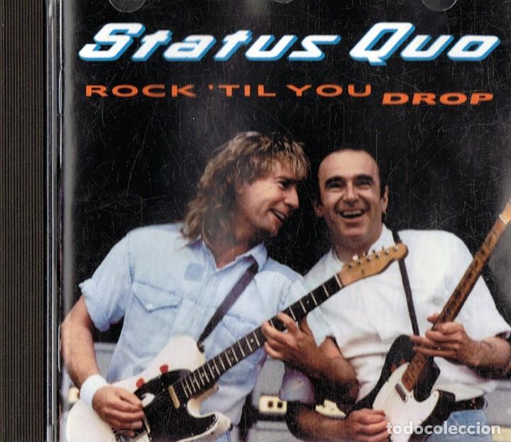 CDs de m&uacute;sica: STATUS QUO &uml;ROCK &acute;TIL YOU DROP&uml; (CD) - Foto 1
