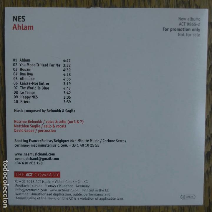 CDs de m&uacute;sica: NES. AHLAM, SUE&Ntilde;O EN ARABE. 2018 - Foto 2