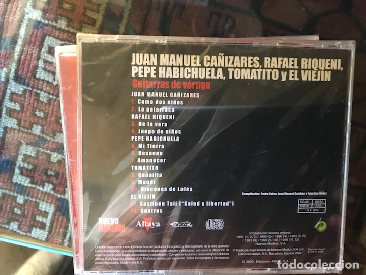 CDs de m&uacute;sica: Guitarras de v&eacute;rtigo. Ca&ntilde;izares... - Foto 2