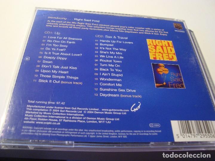 CDs de m&uacute;sica: RAR 2 CDS. RIGHT SAID FRED. INTRODUCING.... - Foto 2