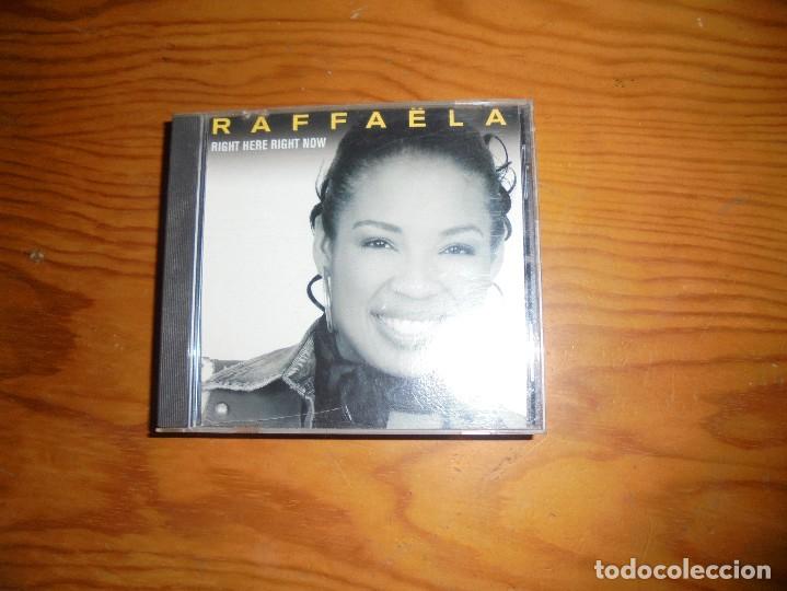 CD de M&uacute;sica: RAFFA&Euml;LA.  RIGHT HERE RIGHT NOW.   SONY  2006.  CD. IMPECABLE
