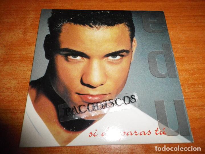 CD de M&uacute;sica: EDU DEL PRADO Si disparas tu CD SINGLE PROMO CARTON DEL A&Ntilde;O 1997 UPA DANCE CONTIENE 1 TEMA