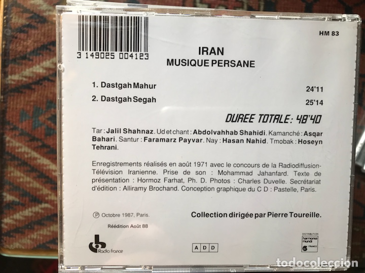 CDs de m&uacute;sica: Ir&aacute;n: Musique persane - Foto 2