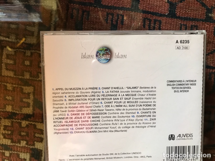 CDs de m&uacute;sica: Islam. Musiques te Chants - Foto 2