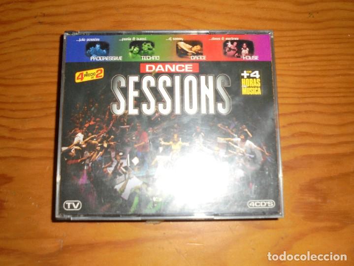 CDs de m&uacute;sica: DANCE SESSIONS. DANCE, TECNO, HOUSE, PROGRESSIVE. 4 CD&acute;S. IMPECABLES - Foto 1