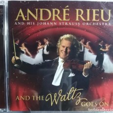 CDs de Música: CD+DVD ANDRÉ RIEU AND HIS JOHANN STRAUSS ORCHESTRA: AND THE WALTZ GOES ON. NUEVO.. Lote 126361811