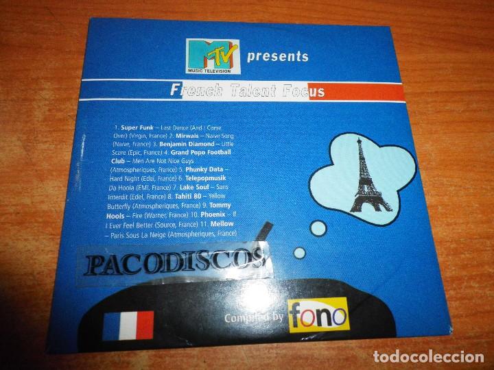 CDs de M&uacute;sica: MTV PRESENTS FRENCH TALENT FOCUS CD ALBUM PROMO CARTON 2001 SUPER FUNK MIRWAIS PHOENIX MELLOW
