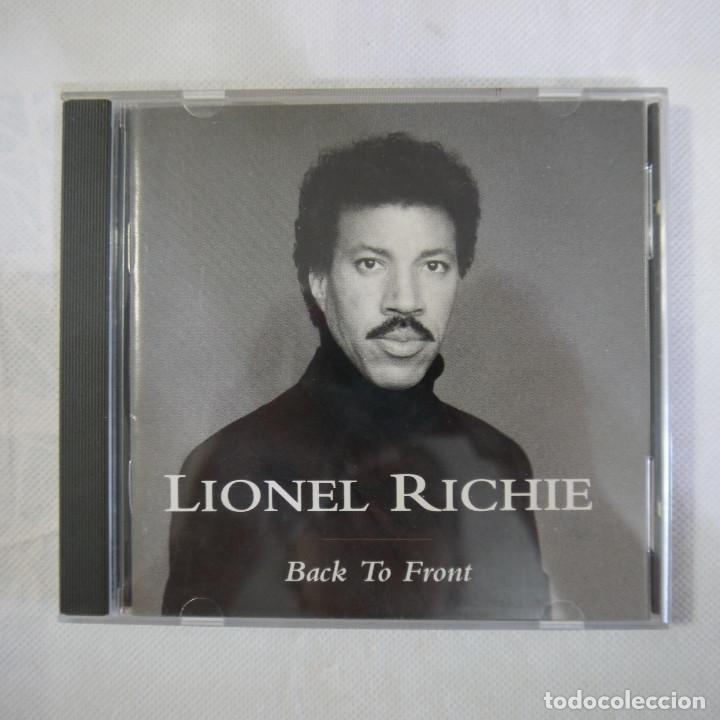 CDs de m&uacute;sica: LIONEL RICHIE - BACK TO FRONT - CD 1992 - Foto 1