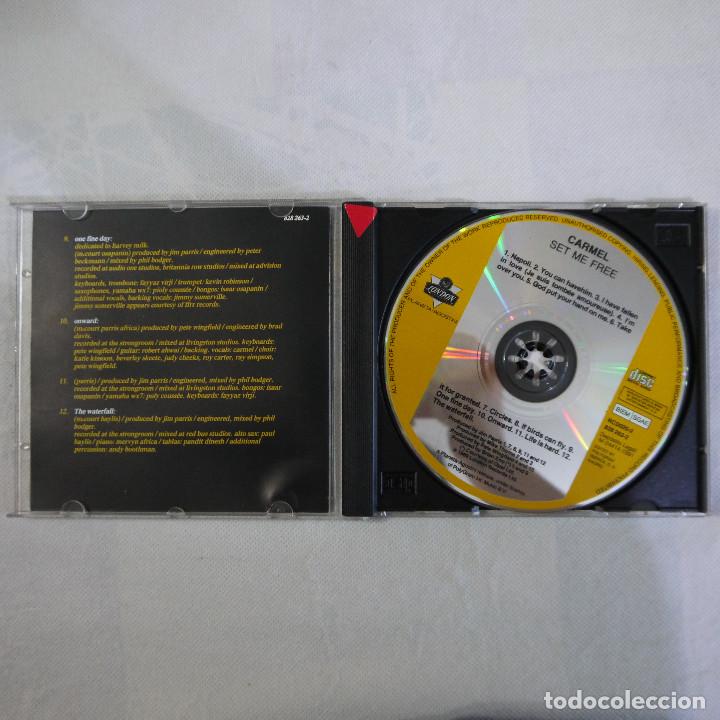 CDs de m&uacute;sica: CARMEL - SET ME FREE - CD 1991 - Foto 2