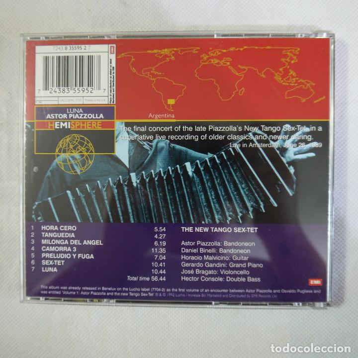 CDs de m&uacute;sica: ASTOR PIAZZOLLA - LUNA - CD 1992 - Foto 3