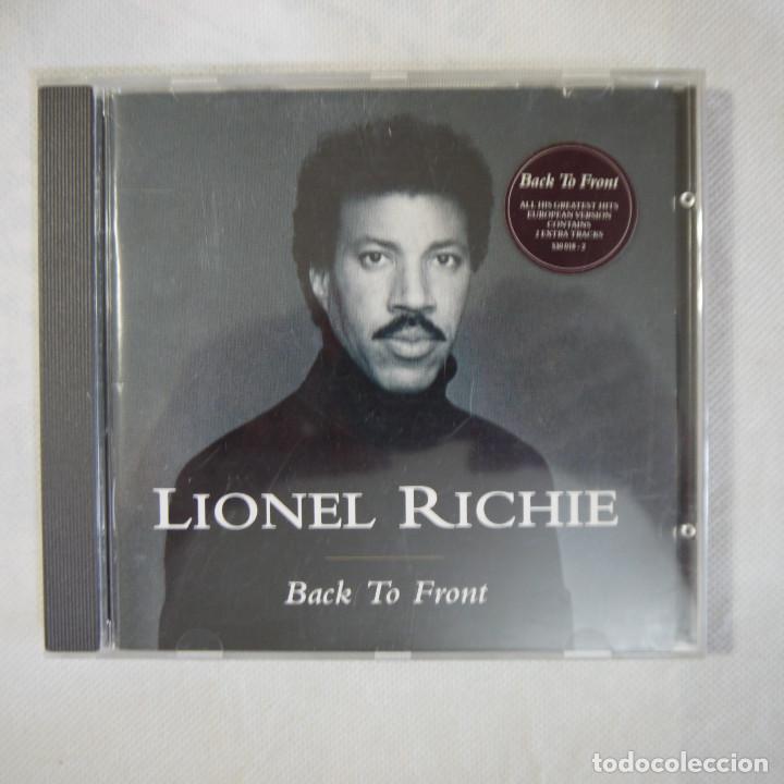 CDs de m&uacute;sica: LIONEL RICHIE - BACK TO FRONT - CD 1992 - Foto 1