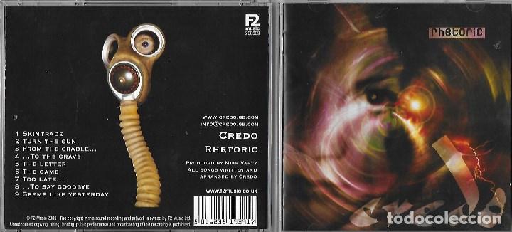 CDs de M&uacute;sica: CREDO: RHETORIC. SENSACIONAL SINF&Oacute;NICO PROGRESIVO U.K. EN LA ONDA DE PALLAS, ARENA, PENDRAGON