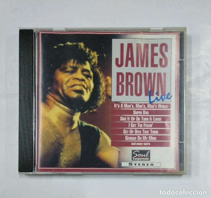 CDs de m&uacute;sica: JAMES BROWN LIVE. CD. TDKCD8 - Foto 1
