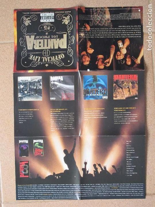 CDs de m&uacute;sica: CARATULA DE CD (PANTERA - OFICIAL LIVE: 101 PROOF) - Foto 5