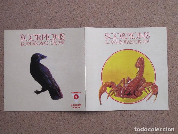 CDs de m&uacute;sica: CARATULA DE CD (SCORPIONS - LONESOME CROW) - Foto 2