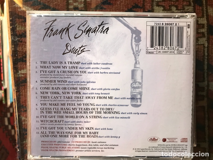 CDs de m&uacute;sica: Duets. Frank Sinatra - Foto 2