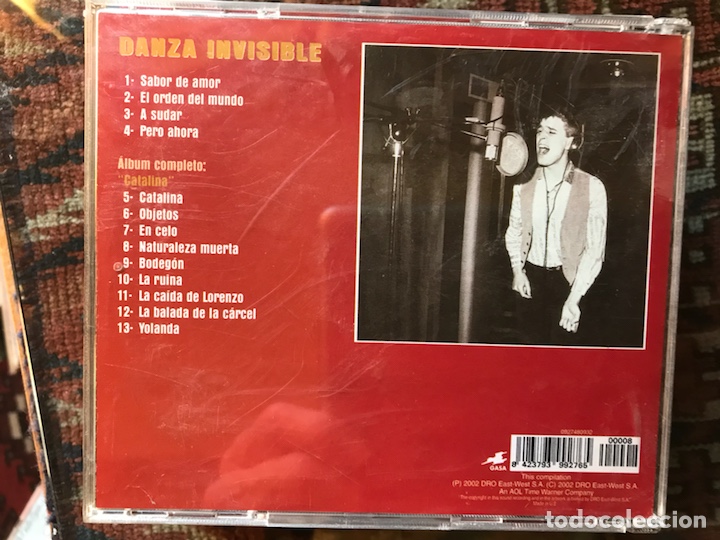 CDs de m&uacute;sica: Catalina. Danza invisible - Foto 2