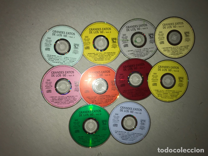 CDs de m&uacute;sica: Grandes &eacute;xitos de los 60. 8 CD&rsquo;s - Foto 1