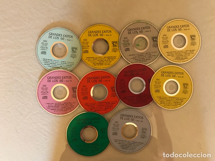 CDs de m&uacute;sica: Grandes &eacute;xitos de los 60. 8 CD&rsquo;s - Foto 2