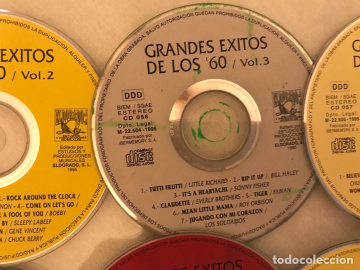 CDs de m&uacute;sica: Grandes &eacute;xitos de los 60. 8 CD&rsquo;s - Foto 5