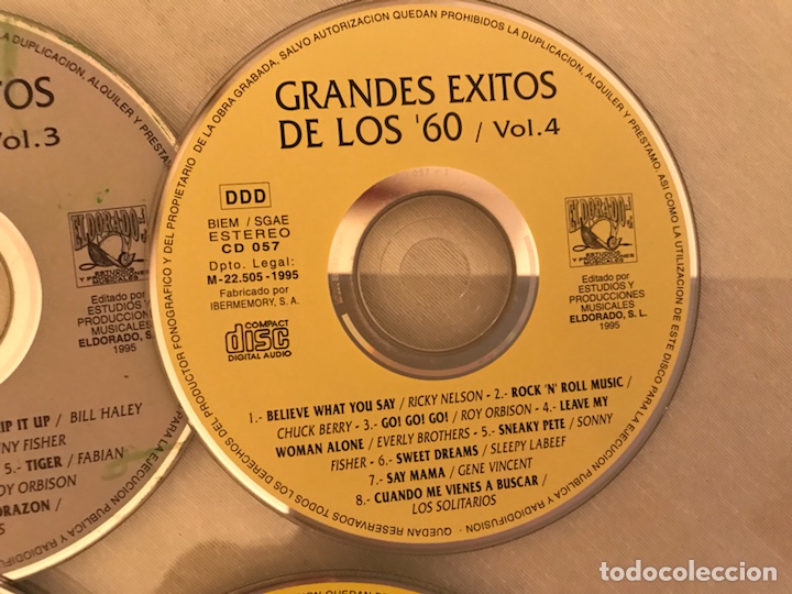 CDs de m&uacute;sica: Grandes &eacute;xitos de los 60. 8 CD&rsquo;s - Foto 6