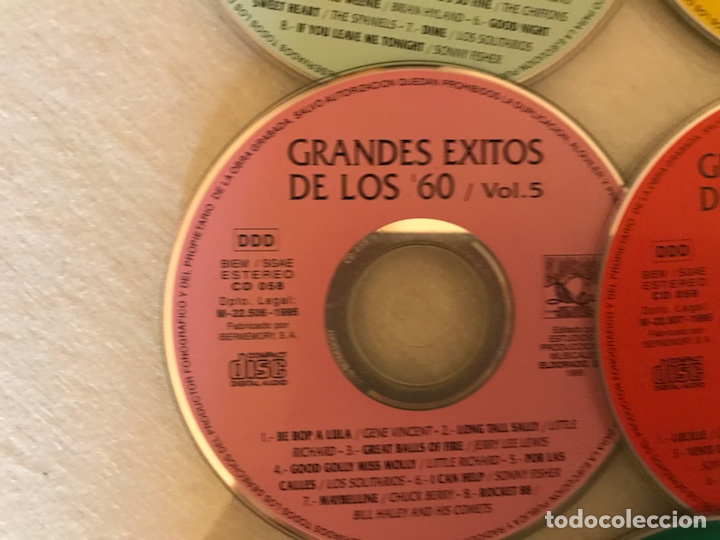 CDs de m&uacute;sica: Grandes &eacute;xitos de los 60. 8 CD&rsquo;s - Foto 7