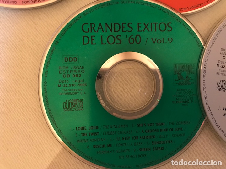 CDs de m&uacute;sica: Grandes &eacute;xitos de los 60. 8 CD&rsquo;s - Foto 11