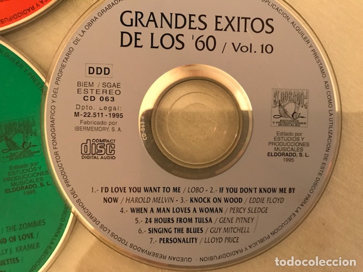 CDs de m&uacute;sica: Grandes &eacute;xitos de los 60. 8 CD&rsquo;s - Foto 12