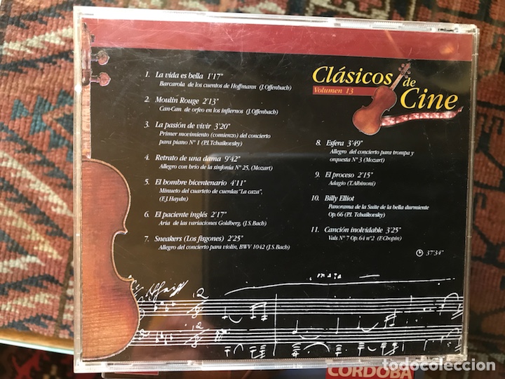 CDs de m&uacute;sica: Cl&aacute;sicos del cine. Vol 13 - Foto 2