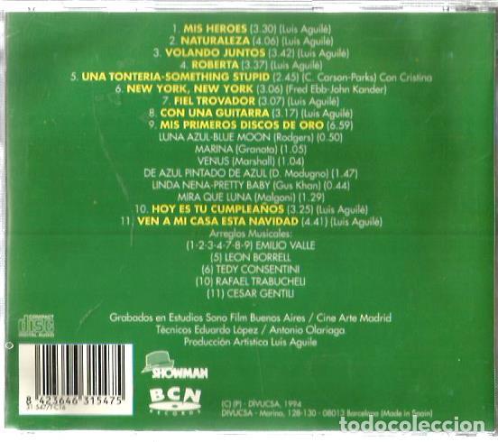 CDs de m&uacute;sica: CD LUIS AGUILE : MIS HEROES - Foto 2