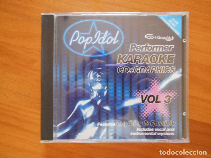 CDs de m&uacute;sica: CD POP IDOL - KARAOKE VOL. 3 (CP) - Foto 1