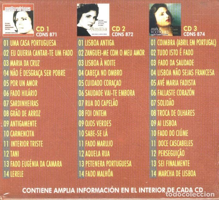 CDs de m&uacute;sica: AMALIA RODRIGUES 3CDs - Foto 2