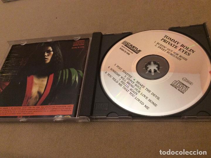 CDs de m&uacute;sica: Tommy Bolin ?&ndash; Private Eyes. 1991. - Foto 3
