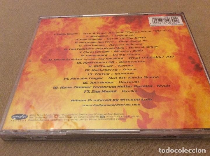 CDs de m&uacute;sica: MISSION IMPOSSIBLE 2 / Songs CD BSO. 2000. - Foto 2